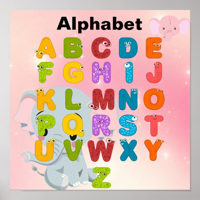 Alphabet  poster (Front)