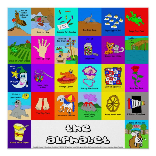 Alphabet Poster (Front)