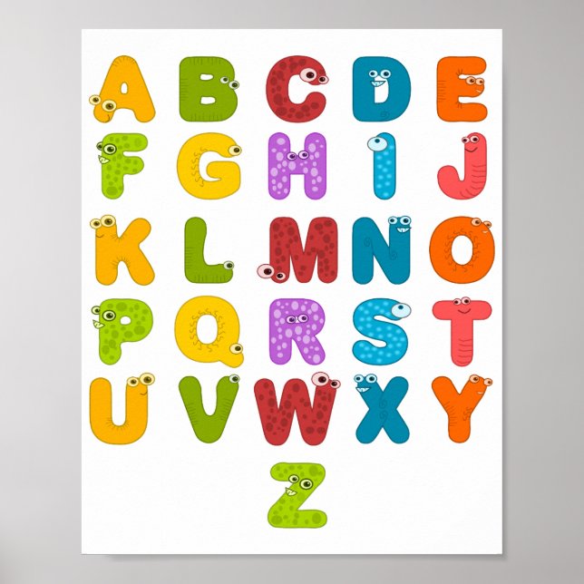 Alphabet  poster (Front)