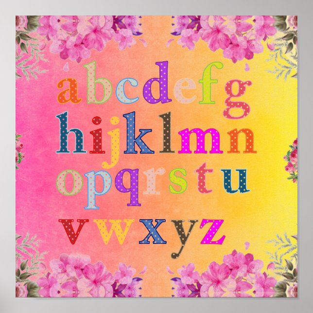 Alphabet Poster (Front)