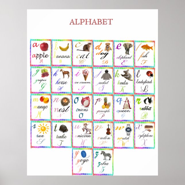Alphabet Poster (Front)