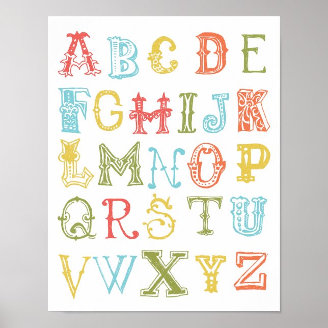 Alphabet Poster (Front)