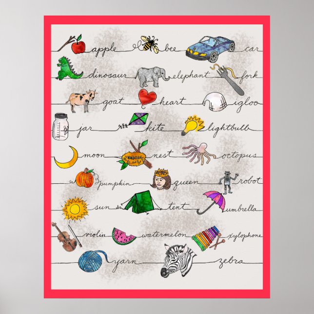 Alphabet Poster (Front)