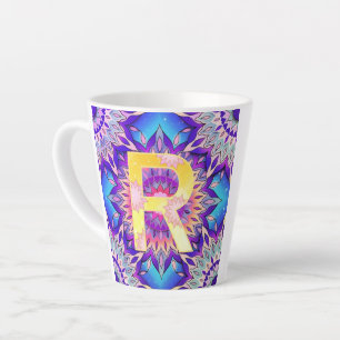Alphabet R Latte Mug