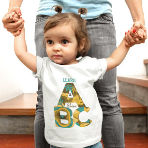 Alphabet Random Letters Art Baby T-Shirt