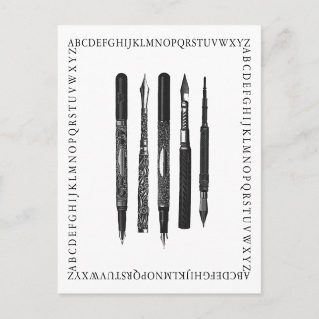 Alphabet School Postcard (Front)