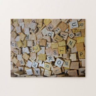 Alphabet Scramble - 11x14 - 252 pcs. Jigsaw Puzzle