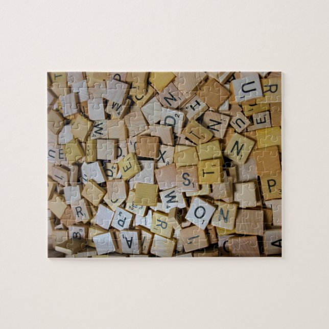 Alphabet Scramble - 8x10 - 110 pcs Jigsaw Puzzle (Horizontal)
