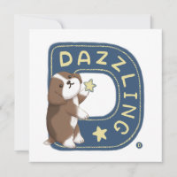 Alphabet Series: "D" Dazzling Beagle Illustration