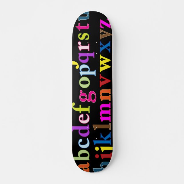 Alphabet Skateboard (Front)