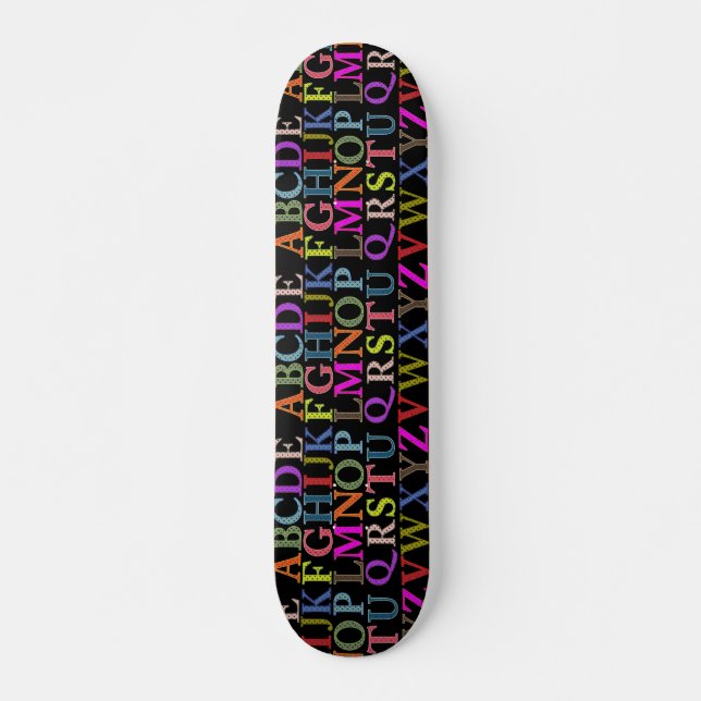 Alphabet Skateboard (Front)