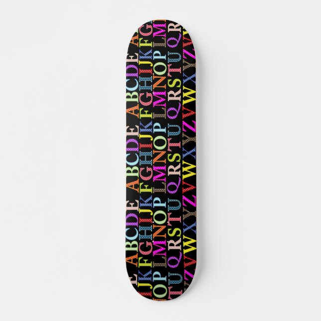 Alphabet Skateboard (Front)