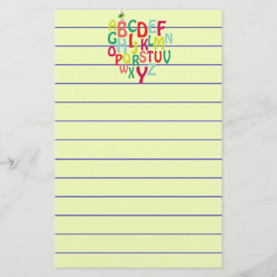 Alphabet Stationery