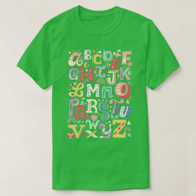 Alphabet T-Shirt (Design Front)