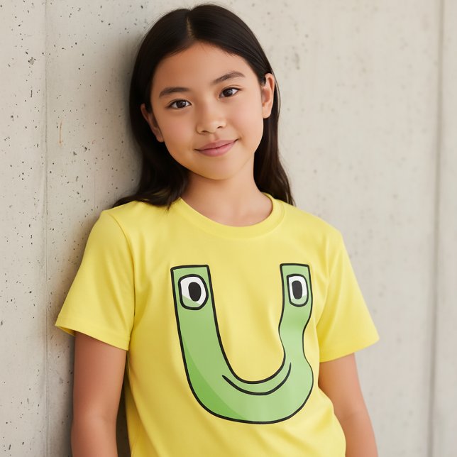 Alphabet T-Shirt Letter U (Creator Uploaded)