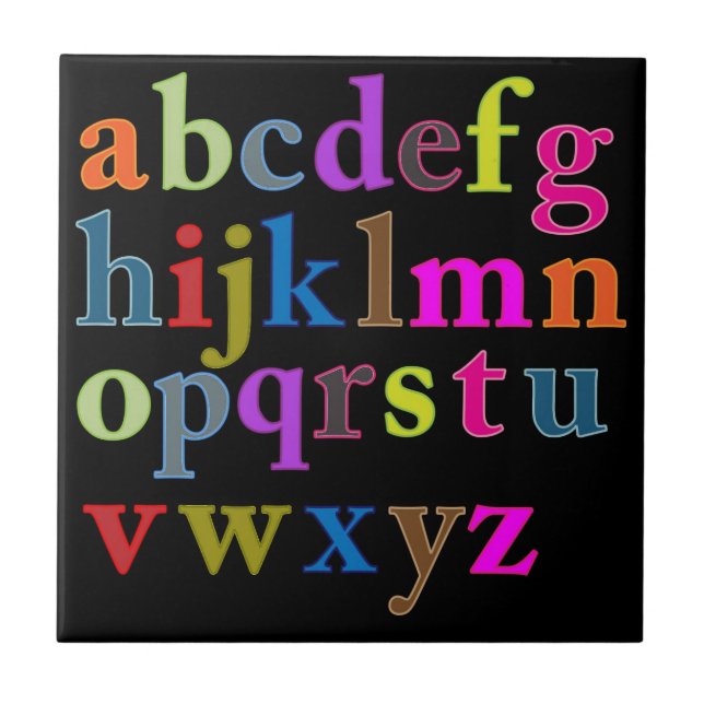Alphabet Tile (Front)
