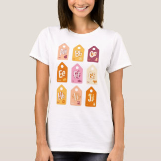alphabet women  T-Shirt