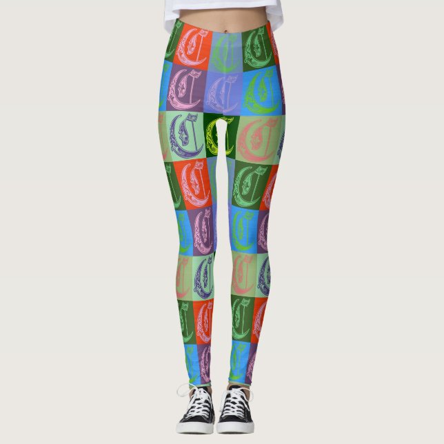 Alphabet Women's Leggings (Front)