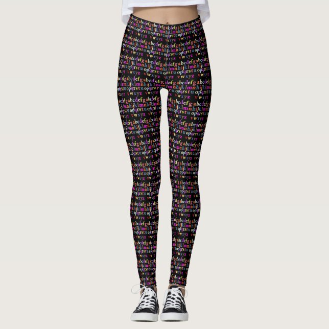 Alphabet Women's Leggings (Front)