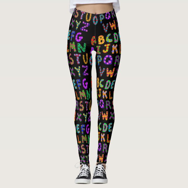 Alphabet Women's Leggings (Front)