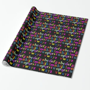 Alphabet Wrapping Paper