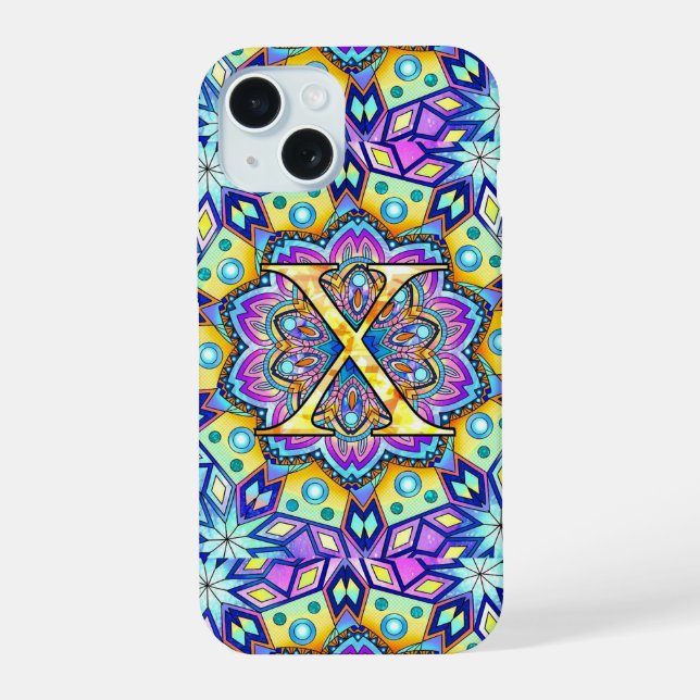Alphabet X  iPhone 15 Case (Back)