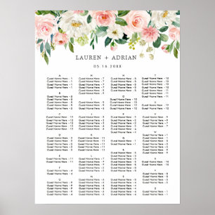 ALPHABETICAL ORDER Wedding Seating Chart