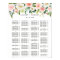 ALPHABETICAL ORDER Wedding Seating Chart