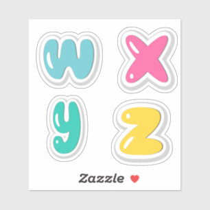 Alphabets Sticker