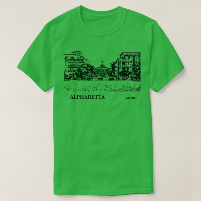 Alpharetta Georgia TShirt 4 (Design Front)