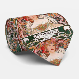 Alphons Mucha ,“ Reverie ” Tie