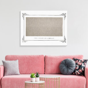 Alphonse Allais, April Fools, Gray, Abstract Art Canvas Print