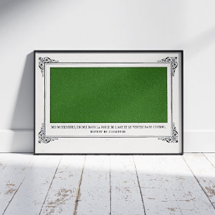 Alphonse Allais, April Fools, Green, Abstract Art Photo Print