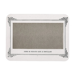 Alphonse Allais, April Fools, Grey, Abstract Art Magnet