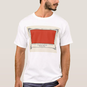 Alphonse Allais, April Fools, Red, Abstract Art T-Shirt