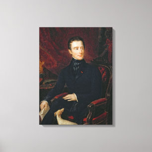 Alphonse de Lamartine Canvas Print
