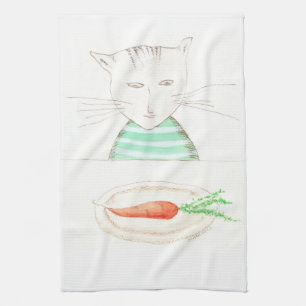Alphonse le Chat Tea Towel