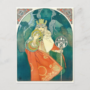 Alphonse Maria Mucha ~ Art Nouveau Postcard