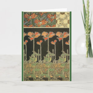 Alphonse Maria Mucha ~ Decoratifs Card