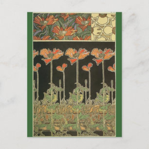 Alphonse Maria Mucha ~ Decoratifs Postcard