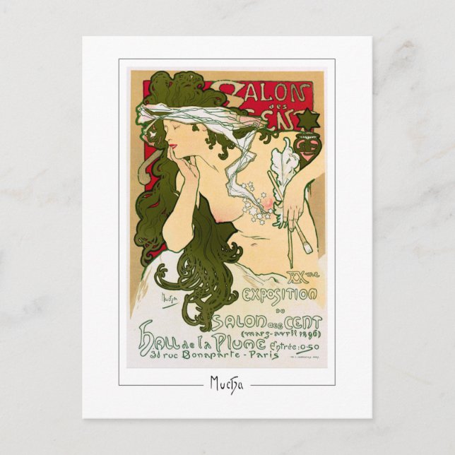 Alphonse Mucha #115 - Fine Art Postcard (Front)