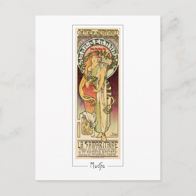 Alphonse Mucha #329 - Fine Art Postcard (Front)
