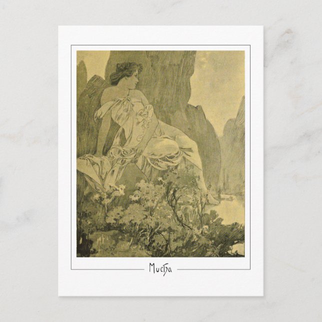 Alphonse Mucha #335 - Fine Art Postcard (Front)