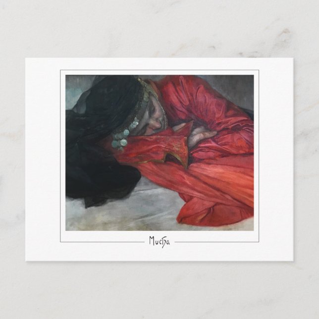 Alphonse Mucha #342 - Fine Art Postcard (Front)