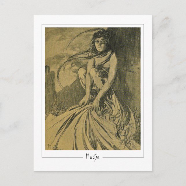 Alphonse Mucha #354 - Fine Art Postcard (Front)