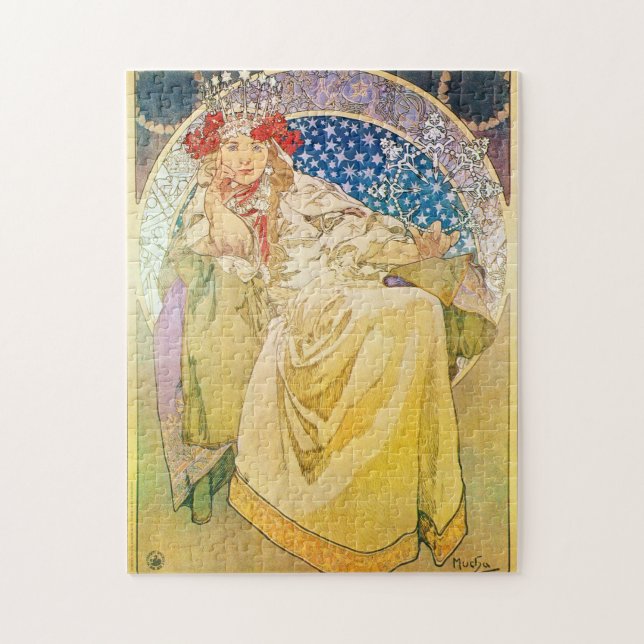 Alphonse Mucha Art Jigsaw Puzzle (Vertical)