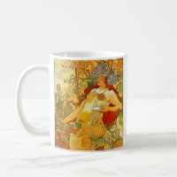 Alphonse Mucha Art Nouveau Autumn