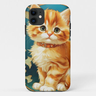 Alphonse Mucha Art Nouveau Cat Case-Mate iPhone Case
