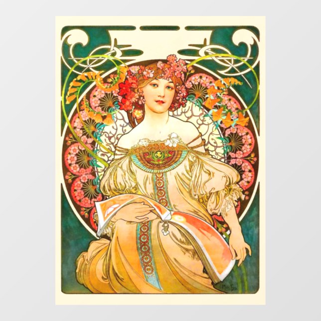 Alphonse Mucha Art Nouveau Daydream (Sheet)