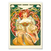 Alphonse Mucha Art Nouveau Daydream